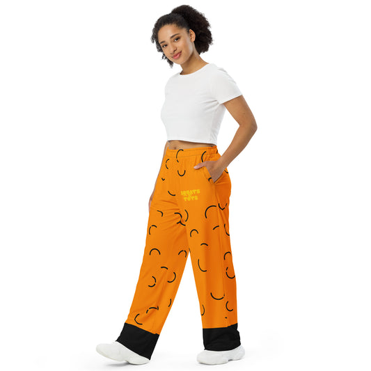 Squats and Tots All-over print unisex wide-leg pants