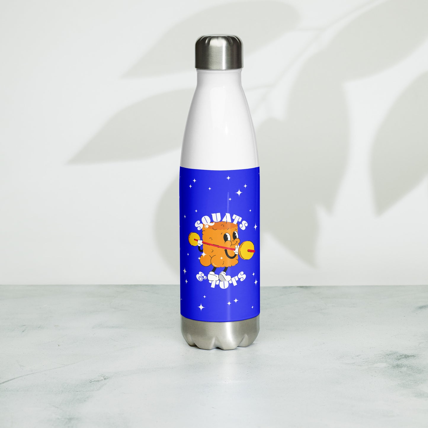 Squats and Tots Stainless Steel Water Bottle
